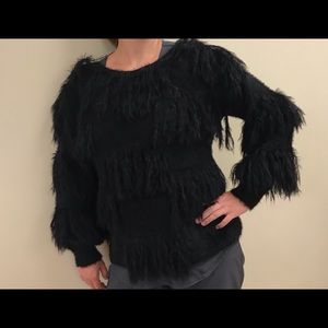 Black top with fringe